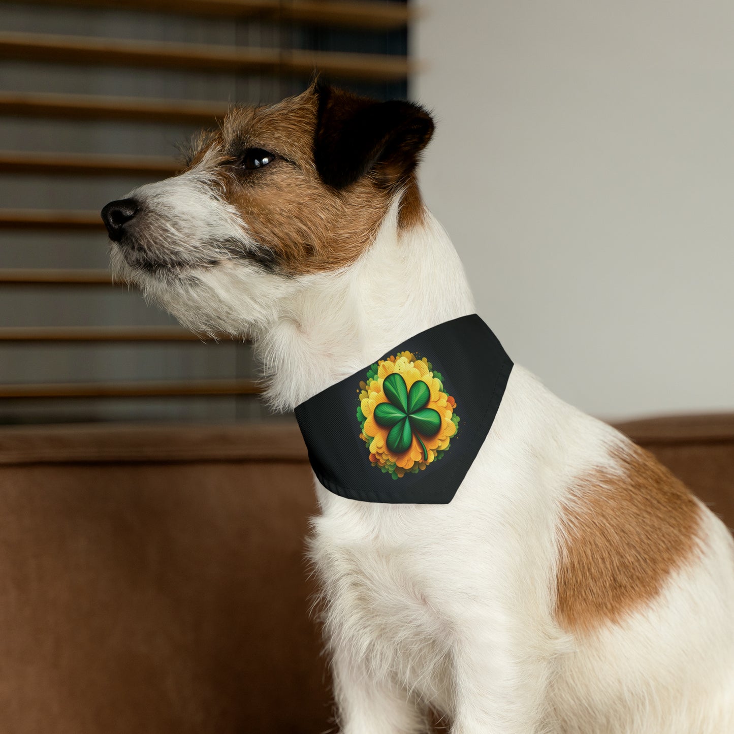 St Patricks Day Pet Bandana Collar