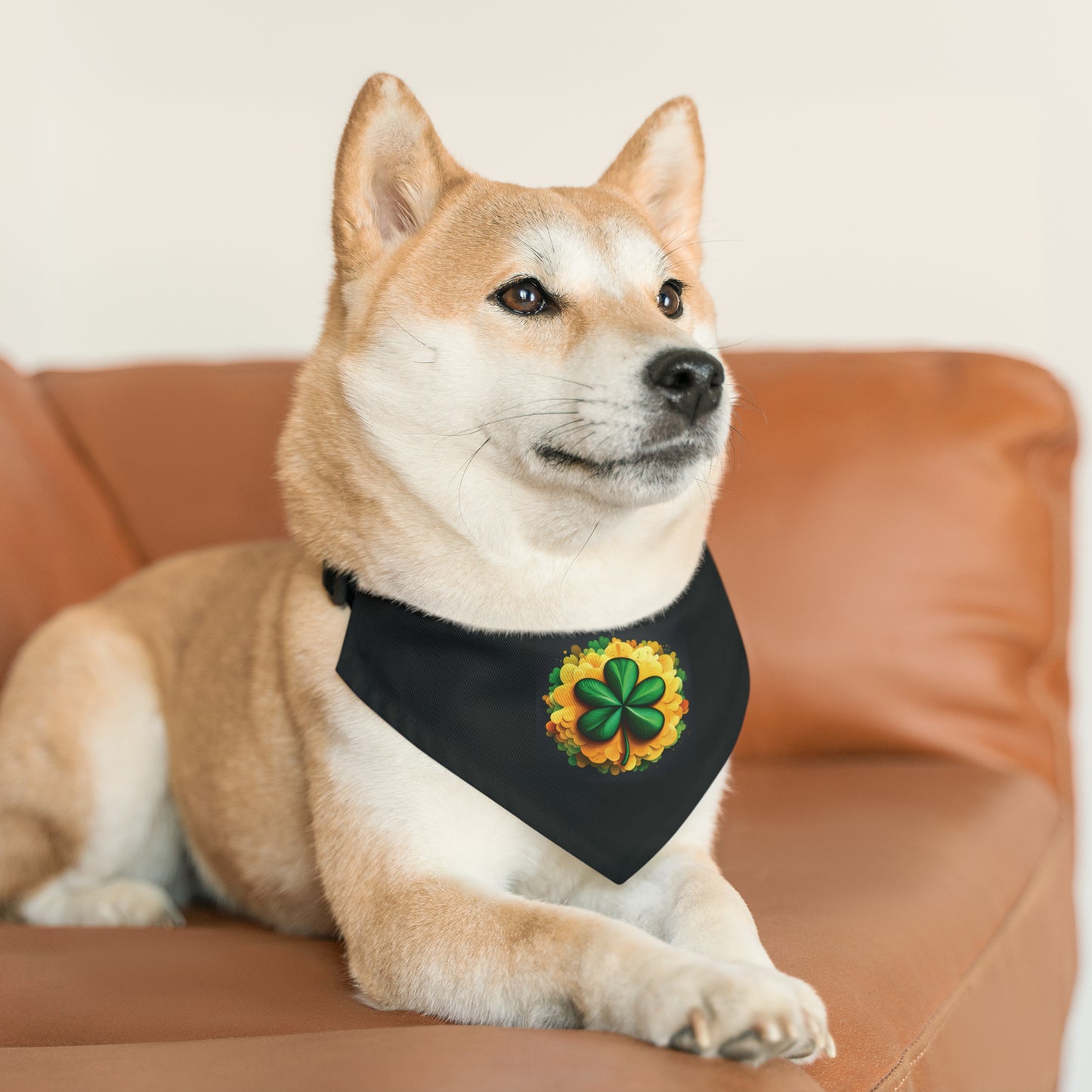 St Patricks Day Pet Bandana Collar