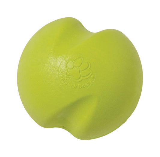 West Paw 8000380 Zogoflex Green Jive Synthetic Rubber Ball Dog Toy&#44