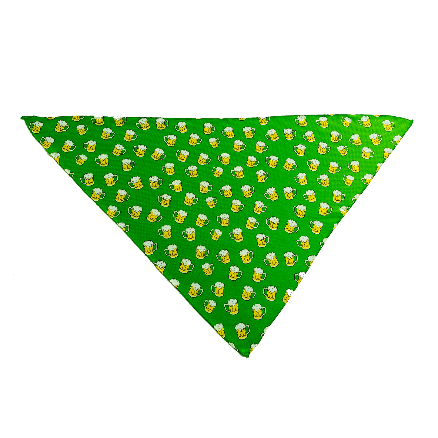 St. Patrick's Day Green Beer Tie On Dog Bandana