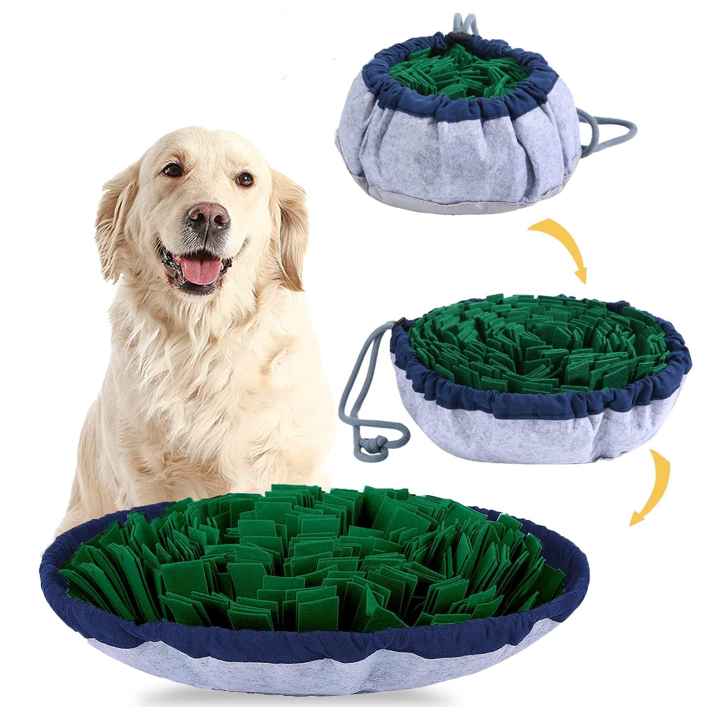 PET ARENA Adjustable Snuffle mat for Dogs Cats   Dog Puzzle Toys