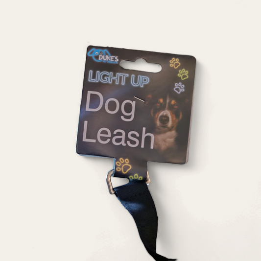 Light Up Dog Walking Leash Great For Night Walks Improves Safety