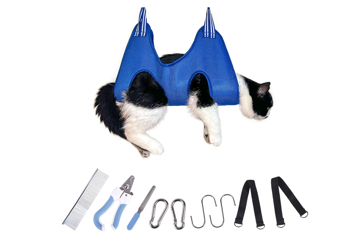 10 in 1 Pet Grooming Hammock for Dog & Cat